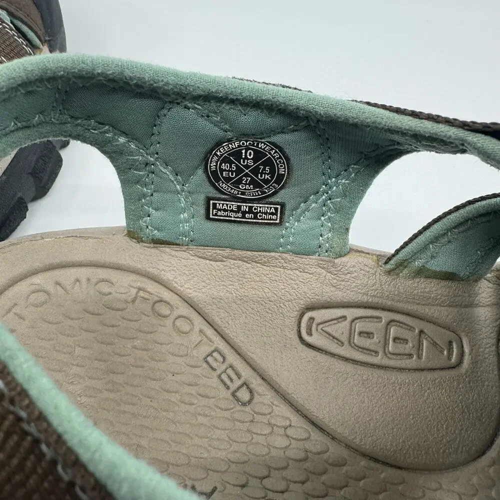 KEEN Women's Newport H2 closed toe hiking sandals in brown womens 10